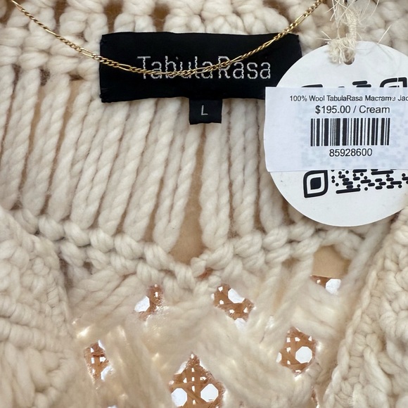 Anthropologie Cream Crochet Cardigan Sweater - Picture 9 of 15